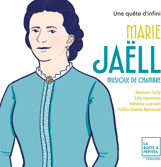 the album cover for Manon Galy - Marie Jaell: Une Quete D'infini