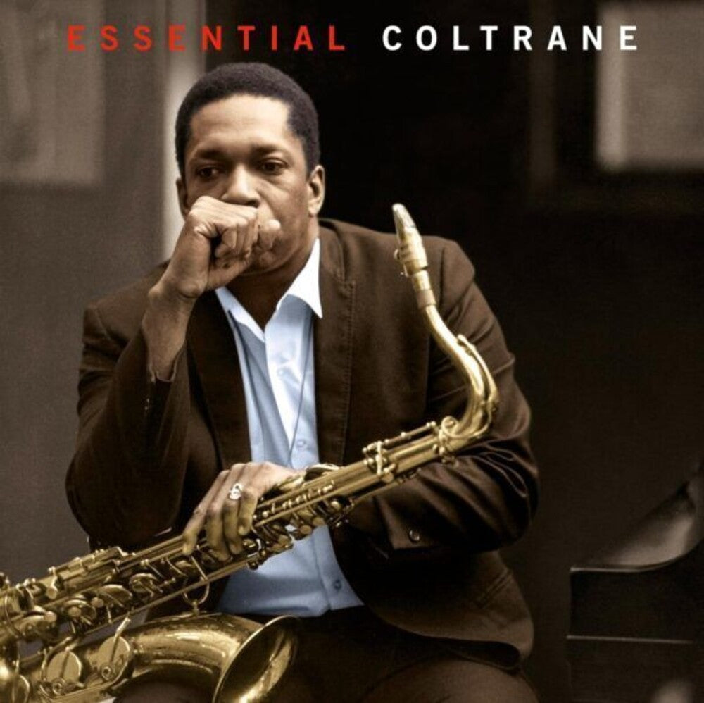 the album cover for Unknown Artist - Essential Coltrane - Special Edition 180-Gram Red Colored Vinyl