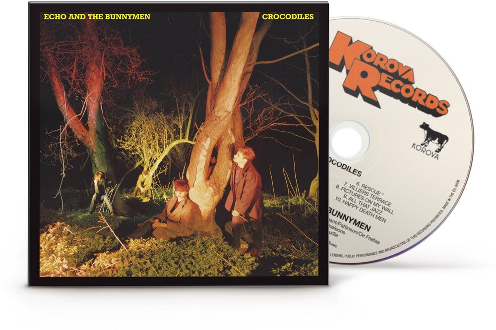the album cover for Echo & Bunnymen - Crocodiles