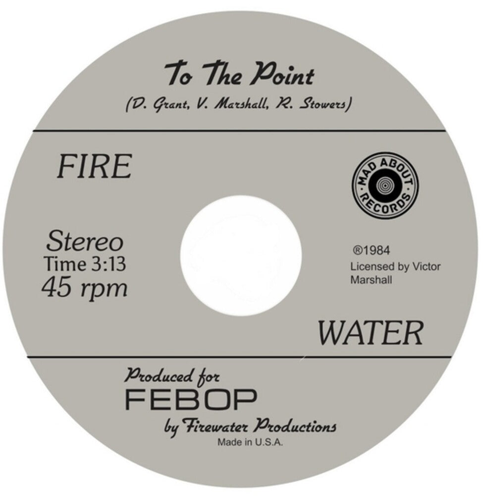 Pre-Order: Fire Water - Twilight / To The Point (Ep)