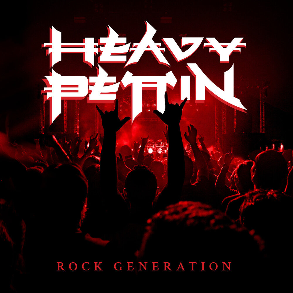 the album cover for Heavy Pettin - Rock Generation