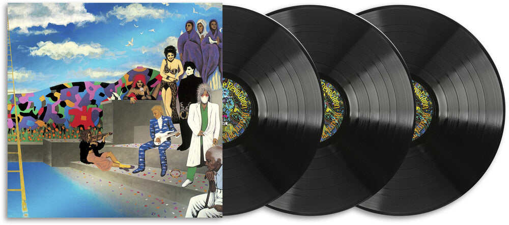 the album cover for Prince & The Revolution - Around The World In A Day