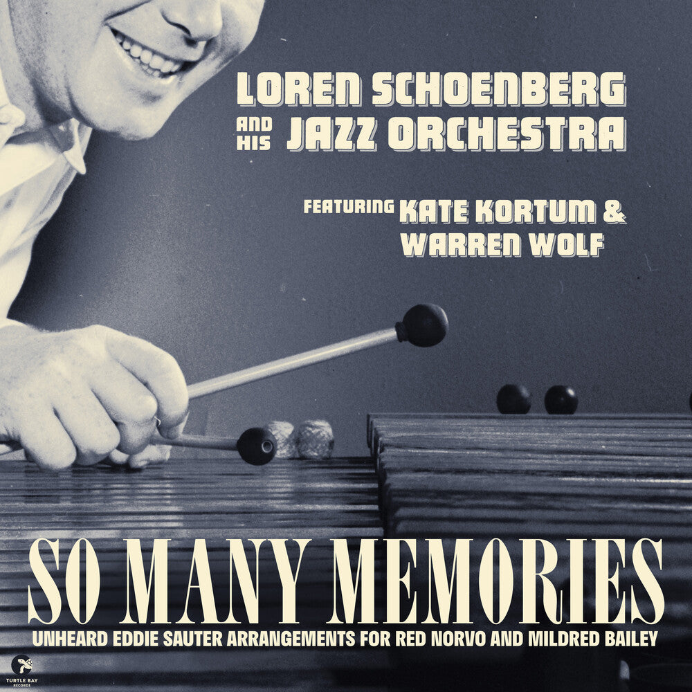 the album cover for Loren Schoenberg And His Jazz Orchestra - So Many Memories