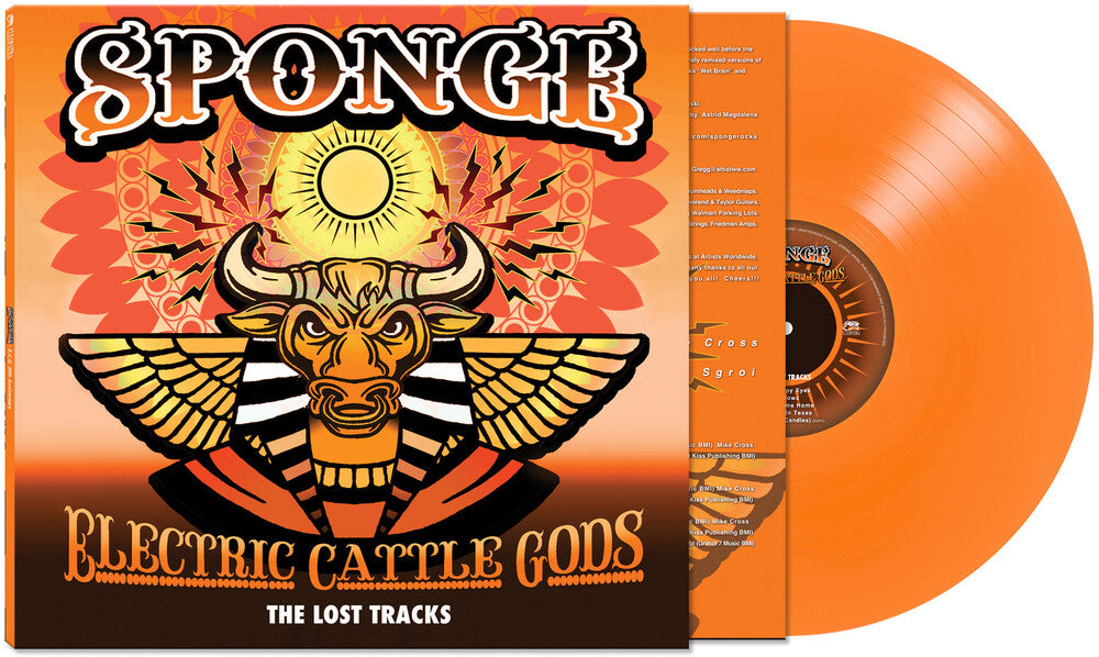 the album cover for Sponge - Electric Cattle Gods - The Lost Tracks