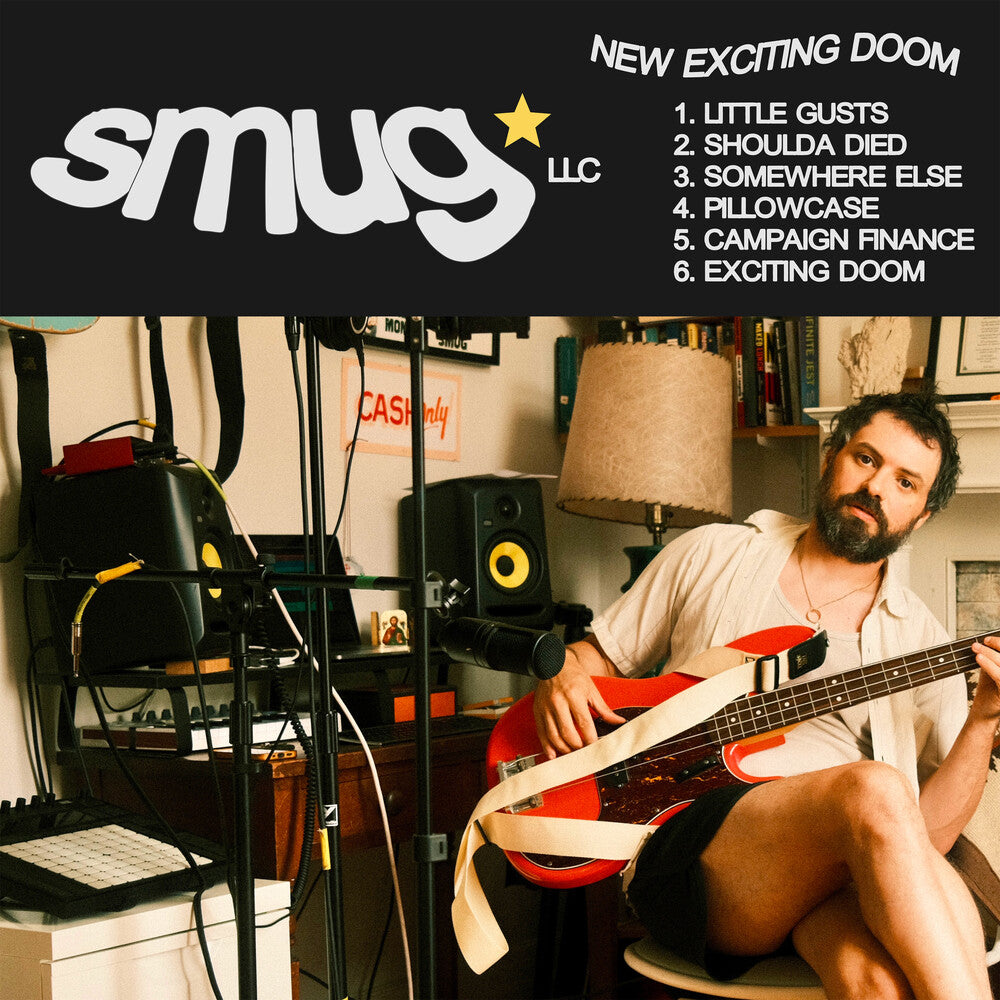 the album cover for Smug Llc - New Exciting Doom