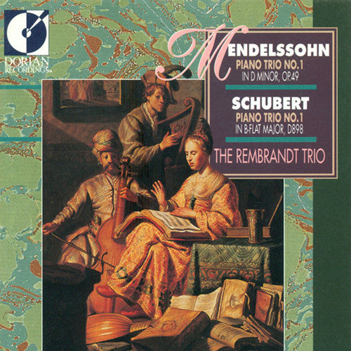 the album cover for The Rembrandt Trio - Piano Trio No.1 in D minor Op. 49/Piano Trio No.
