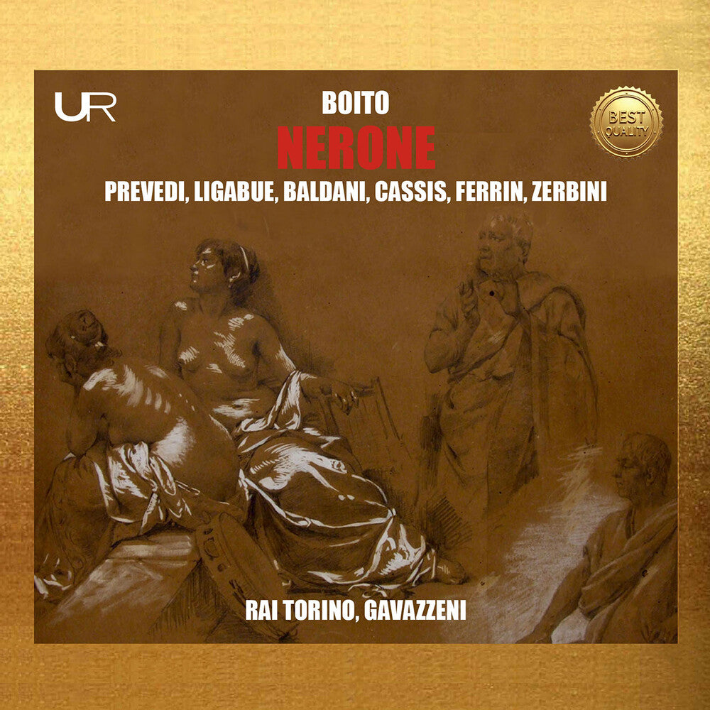 the album cover for Gianandrea Gavazzeni - Boito: Nerone
