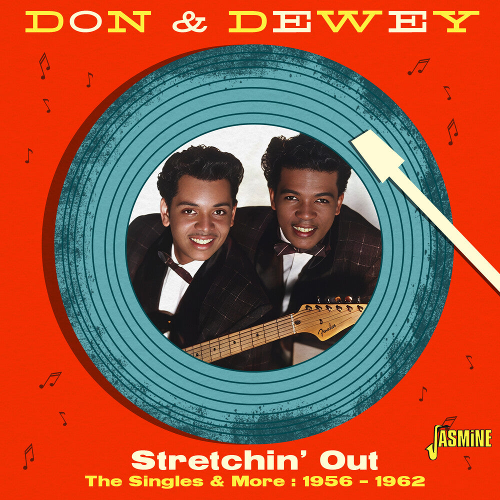 the album cover for Don & Dewey - Stretchin Out: The Singles & More 1956-1962 (Uk)