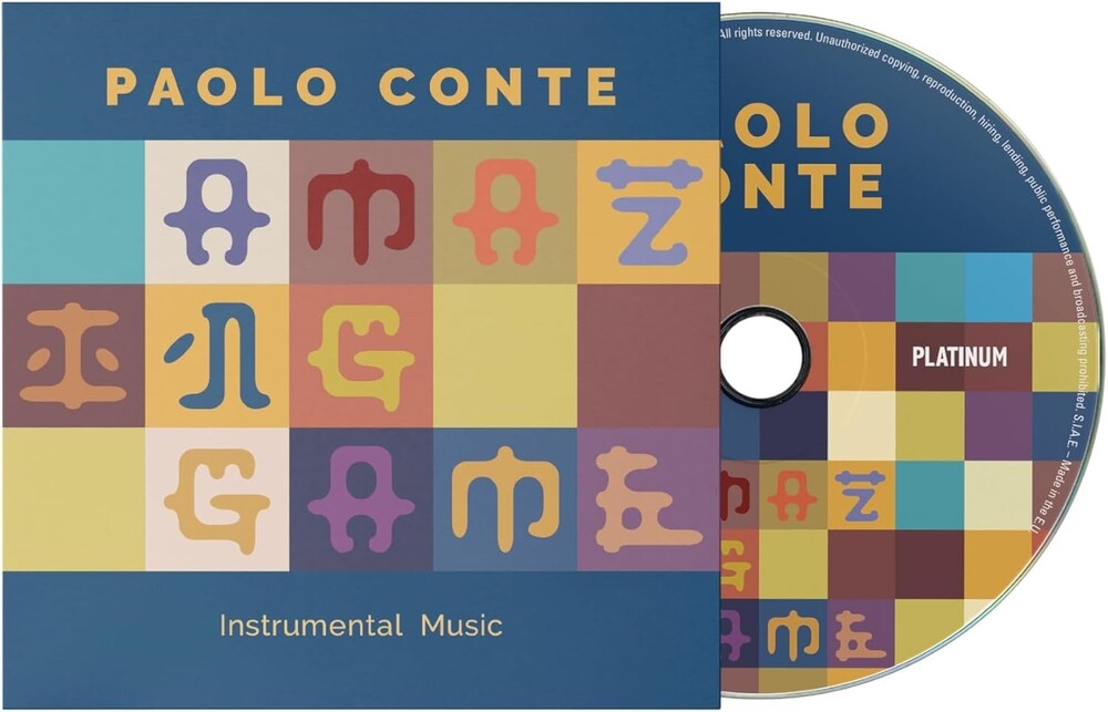 the album cover for Conte, Paolo - Amazing Game: Instrumental Music