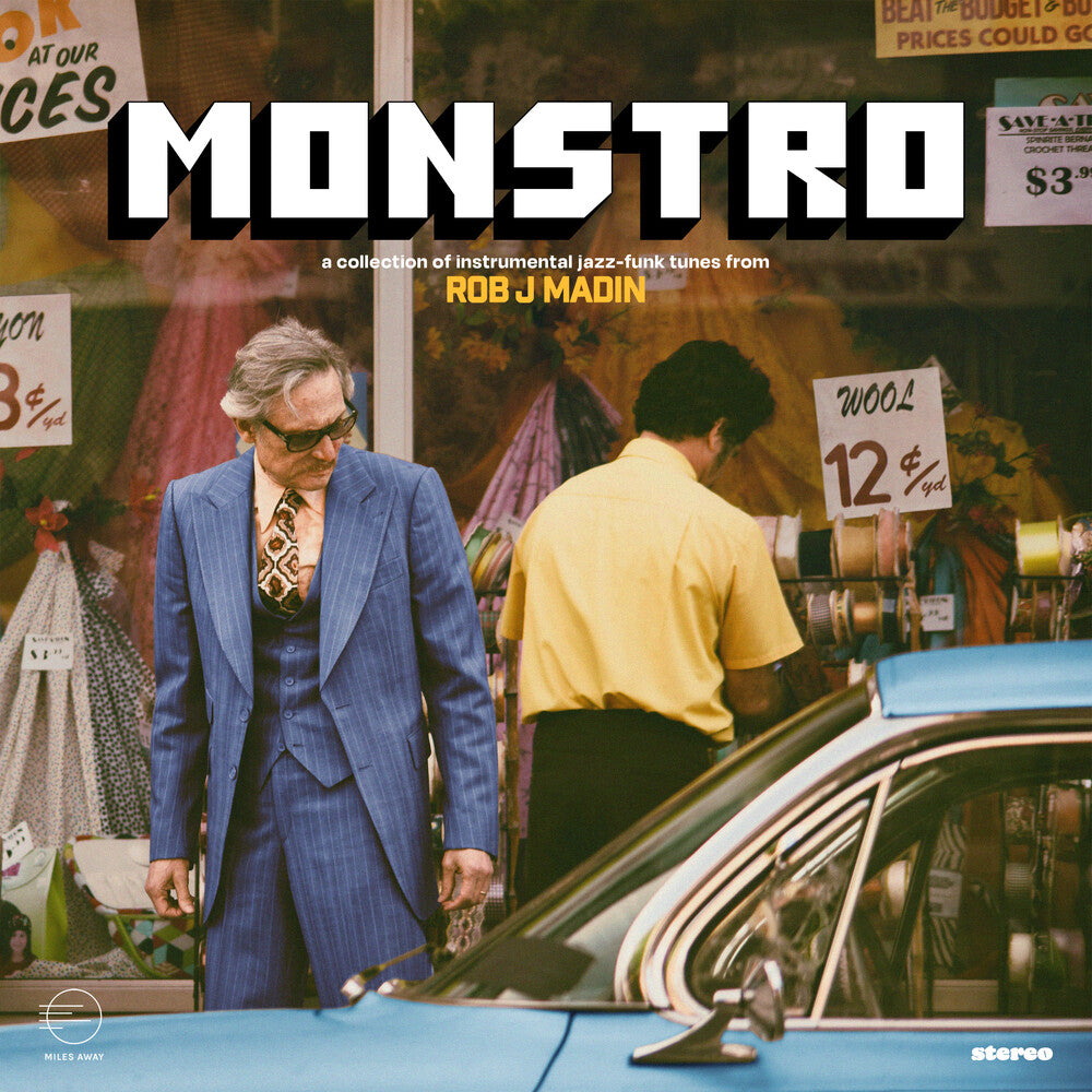 the album cover for Rob Madin J - Monstro