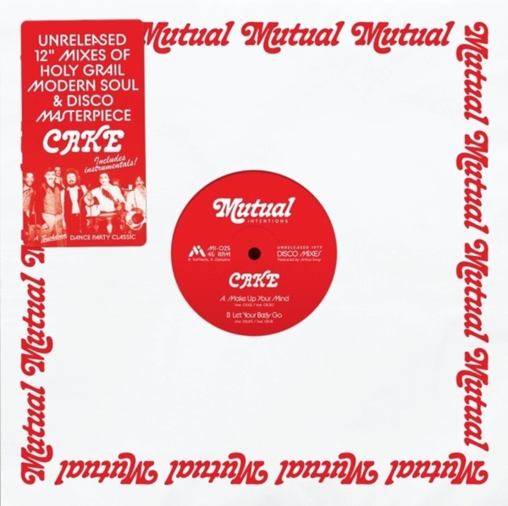 the album cover for CAKE - Make Up Your Mind / Let Your Body Go (Ep)