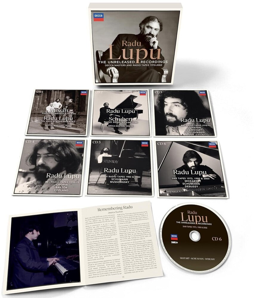 the album cover for Radu Lupu - Unreleased Recordings (Uk)