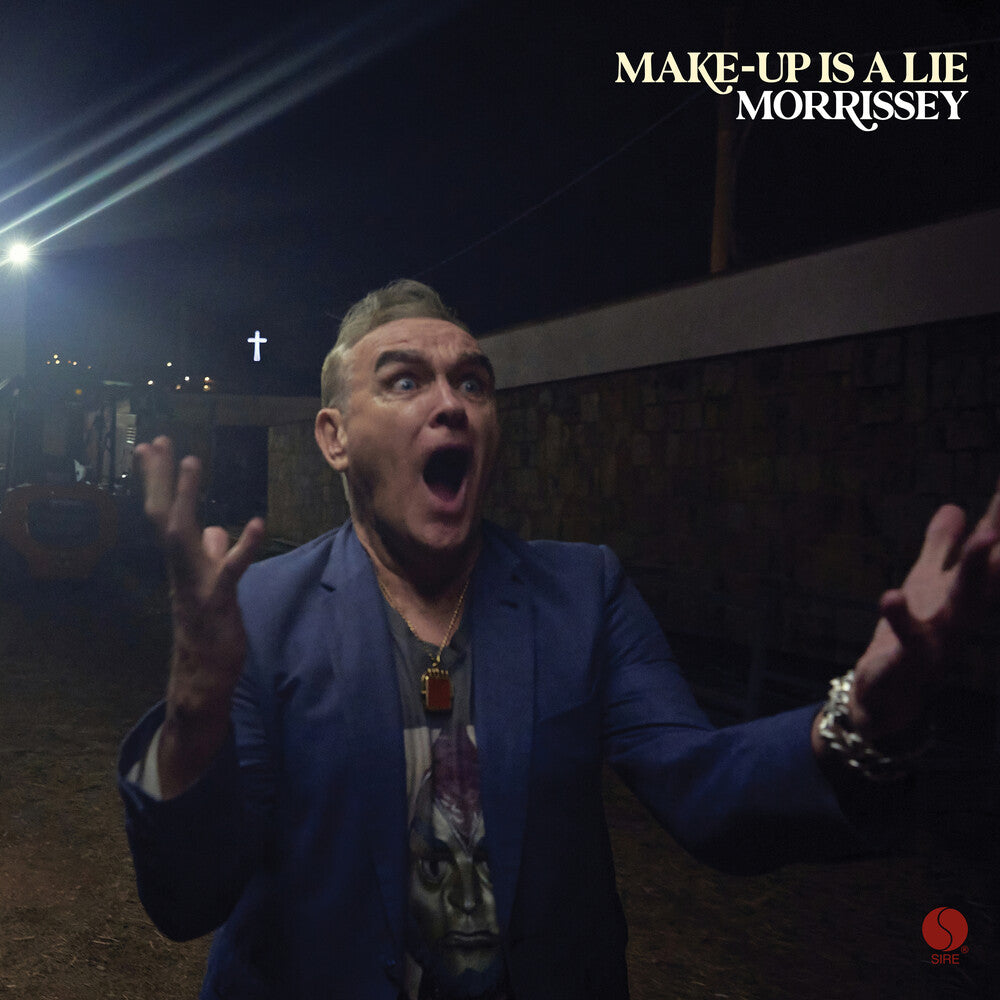 the album cover for Morrissey - Make-Up Is A Lie