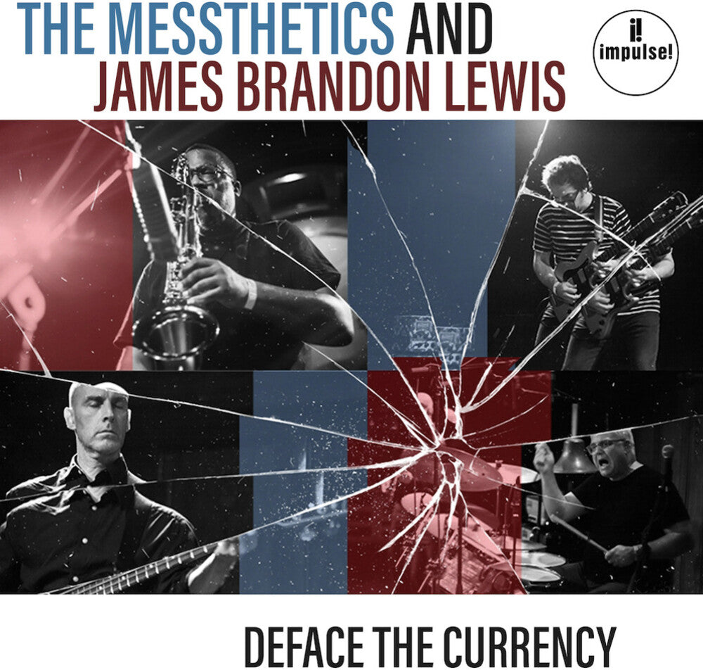 the album cover for Messthetics / James Lewis Brandon - Deface The Currency