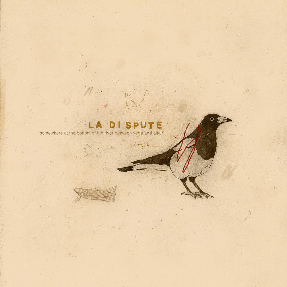 the album cover for La Dispute - Somewhere at the Bottom of the River Between Vega and Altair