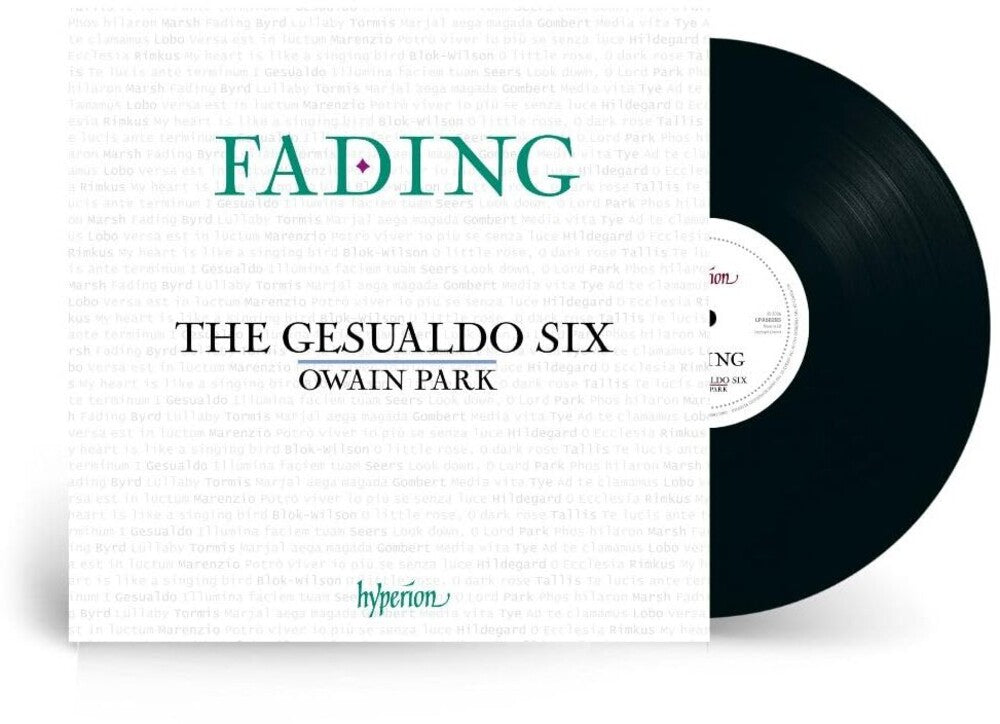 the album cover for Owain Park / Gesualdo Six - Fading