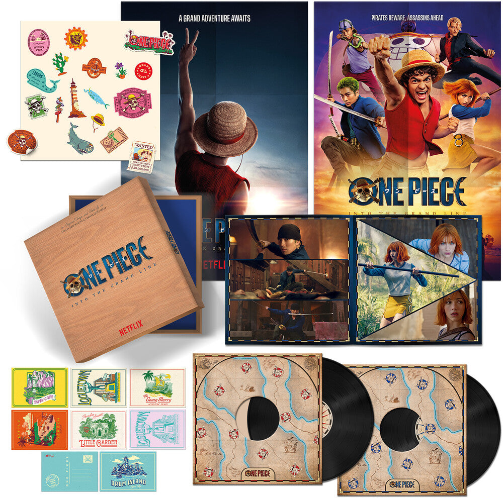 the album cover for Sonya Belousova / Ostinelli,Giona (Box) (Post) - One Piece: Into Grand - Ost (Box) (Post)