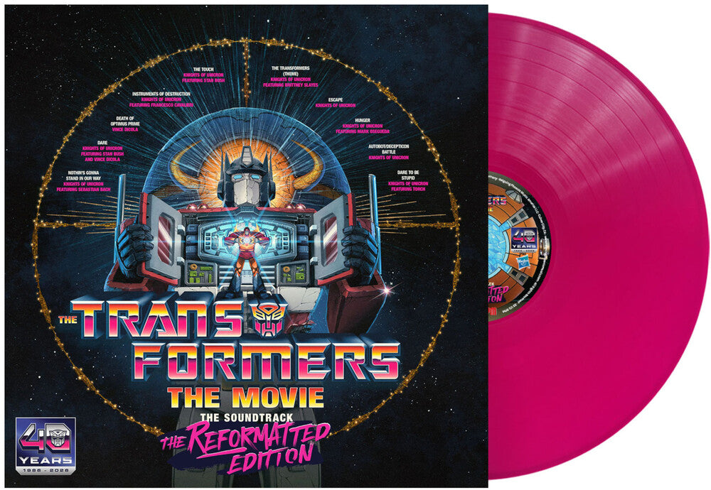 product mockup for The Transformers: The Movie Soundtrack - The Reformatted Edition