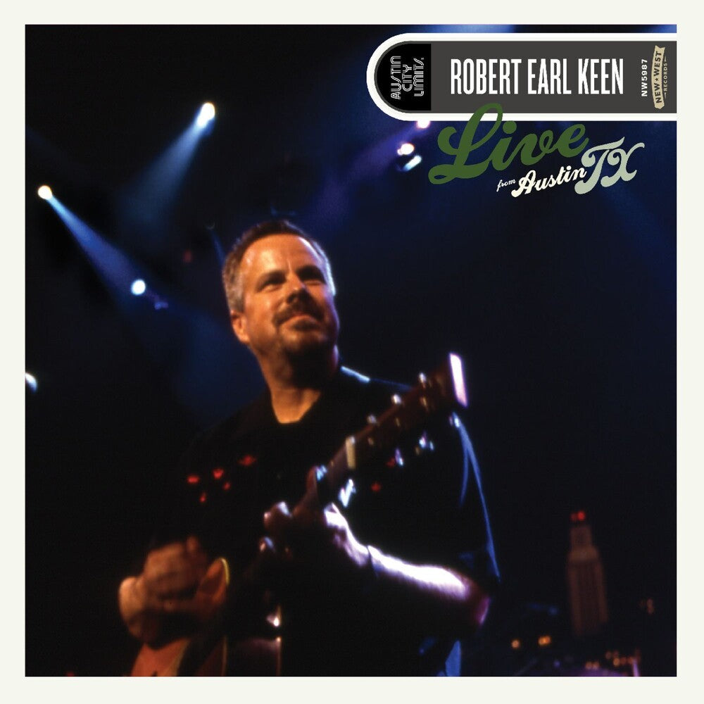 the album cover for Robert Keen Earl - Live From Austin, Tx (Gate)