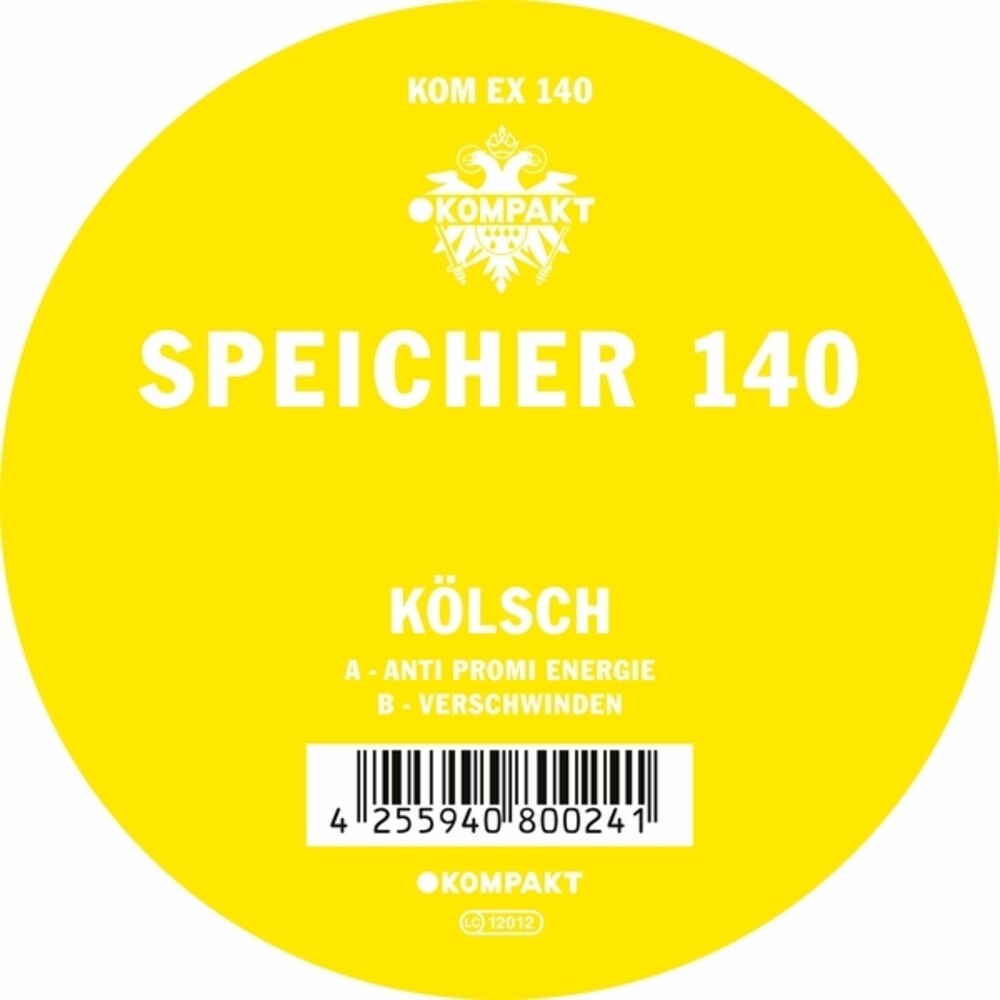 the album cover for Kolsch - Speicher 140 (Ep)