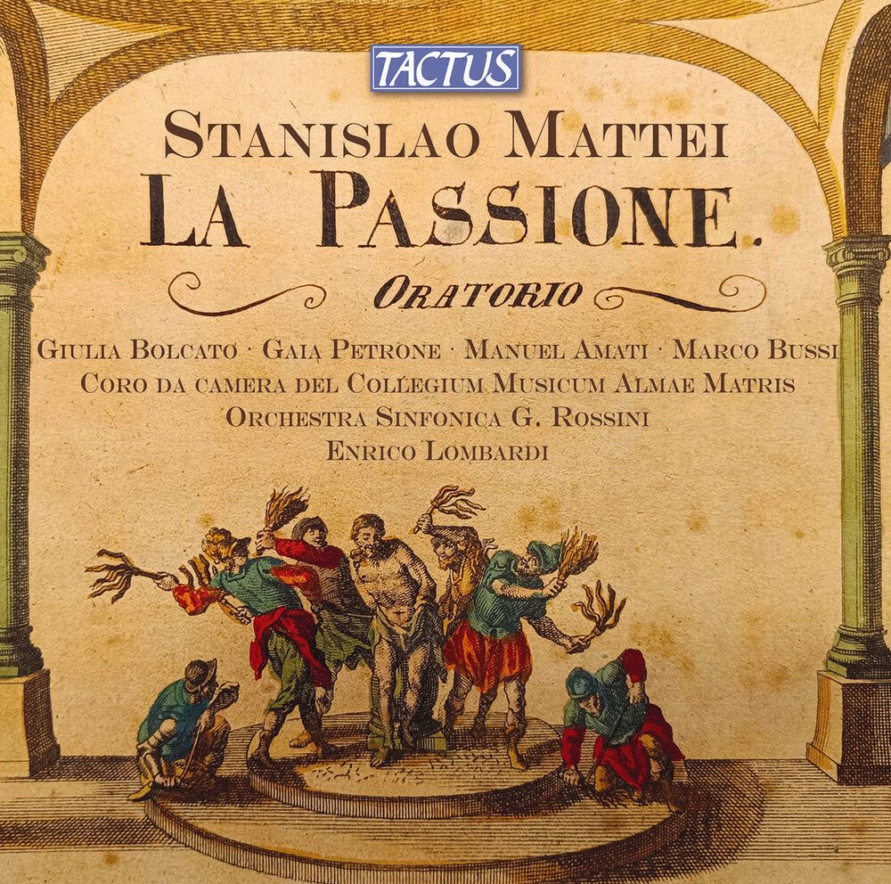 the album cover for Gulia Bolcato - Stanislao Mattei: La Passione Di Gesu Cristo
