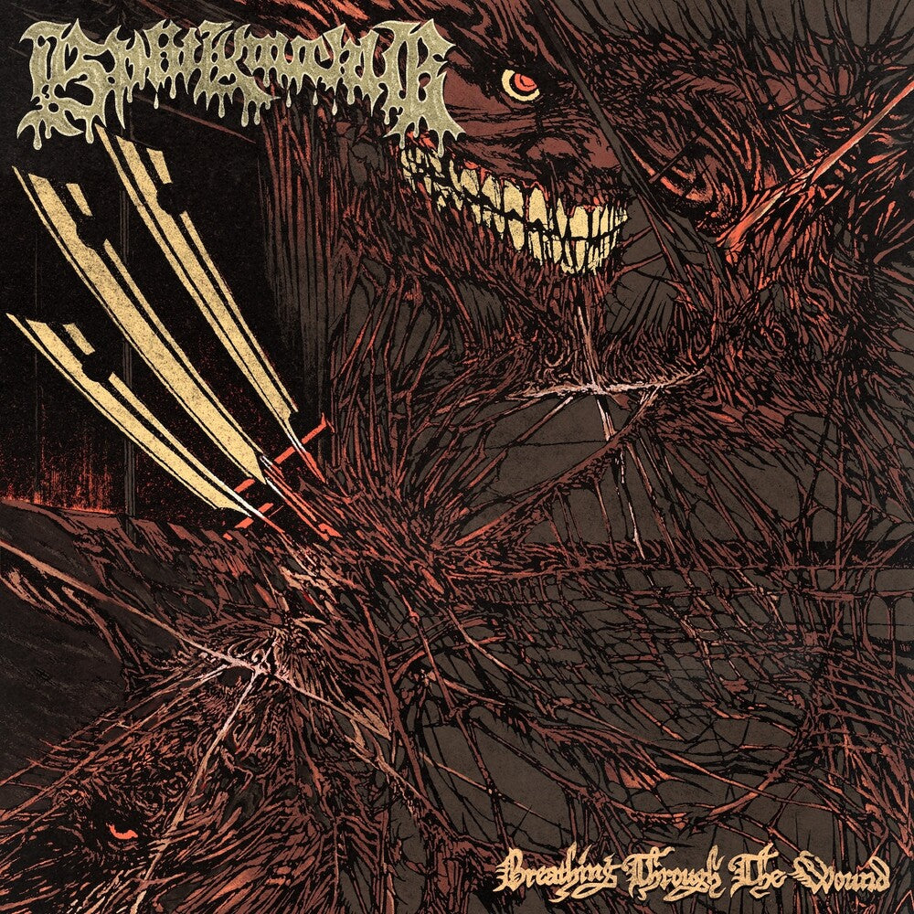 the album cover for Splitknuckle - Breathing Through The Wound