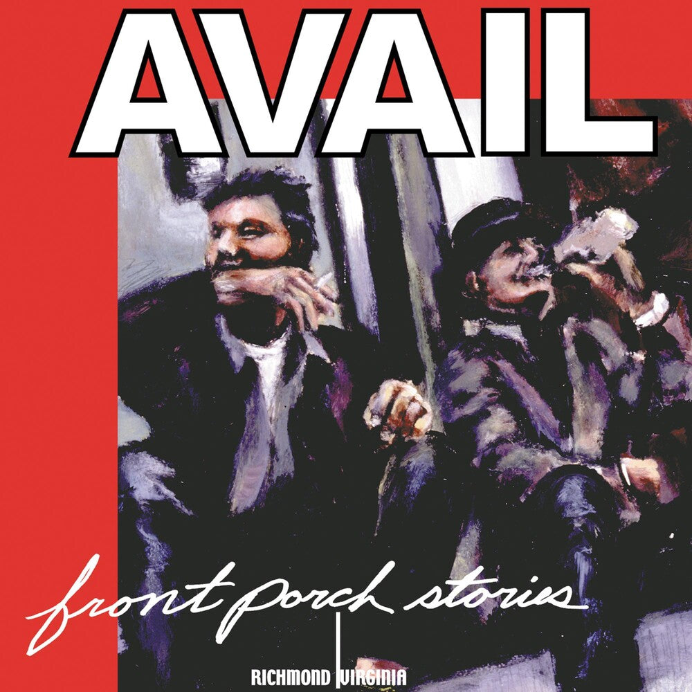 the album cover for Avail - Front Porch Stories