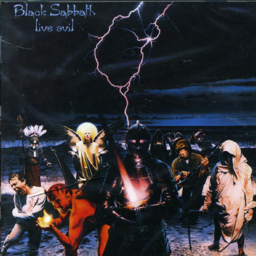 the album cover for Black Sabbath - Live Evil