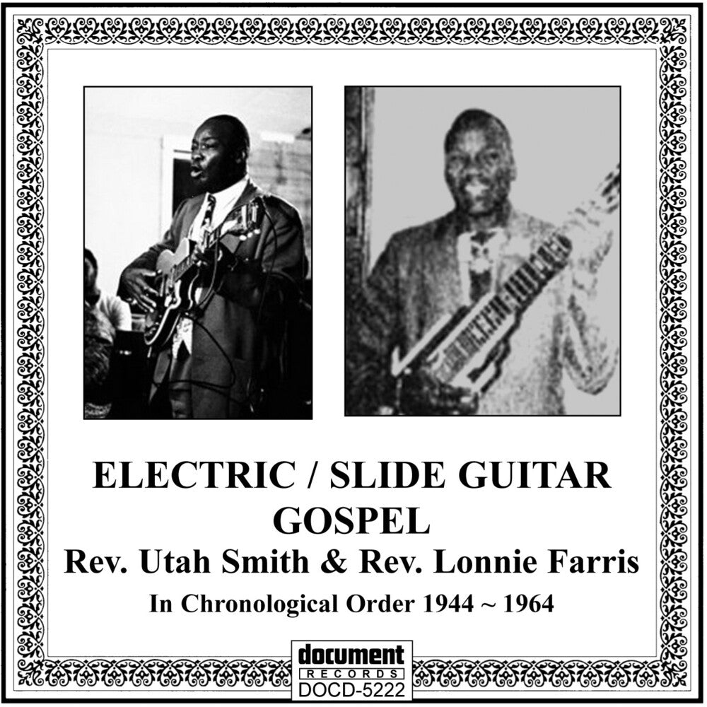 the album cover for Rev. Utah Smith - Slide Guitar Gospel, 1944-1964