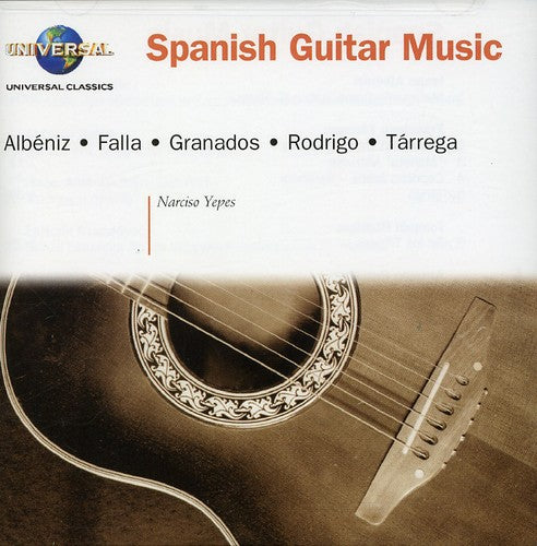 the album cover for NARCISO YEPES - Spanish Guitar Music
