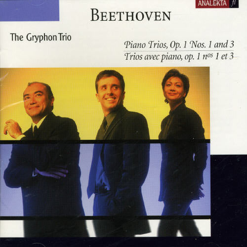 the album cover for L.V. Beethoven - Trio Op 1 1&3