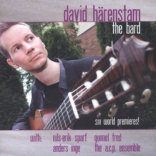 the album cover for David H„renstam - Plays Dyens/Godoy/Johansson/Karlberg/Eyser/&