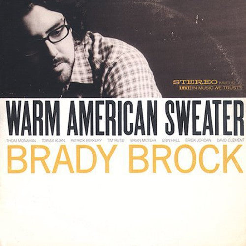 the album cover for Brady Brock - Warm American Sweater