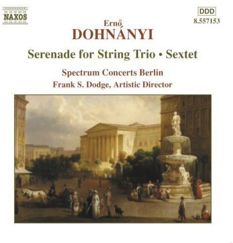 the album cover for Spectrum Concerts Berlin - Serenade for String Trio