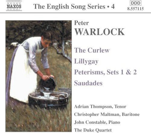 the album cover for Adrian Thompson - English Song Series