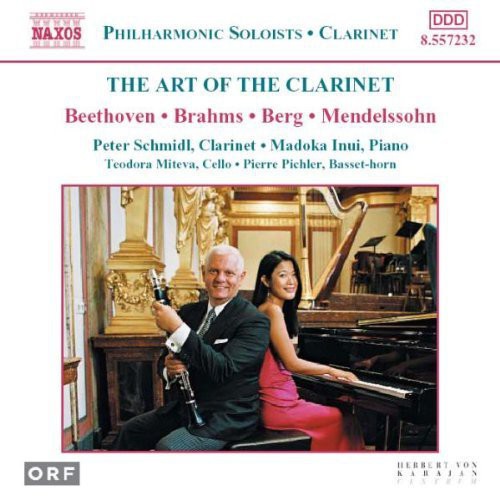 the album cover for Madoka Inui - Art of the Clarinet