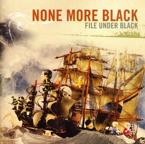 the album cover for None More Black - File Under Black