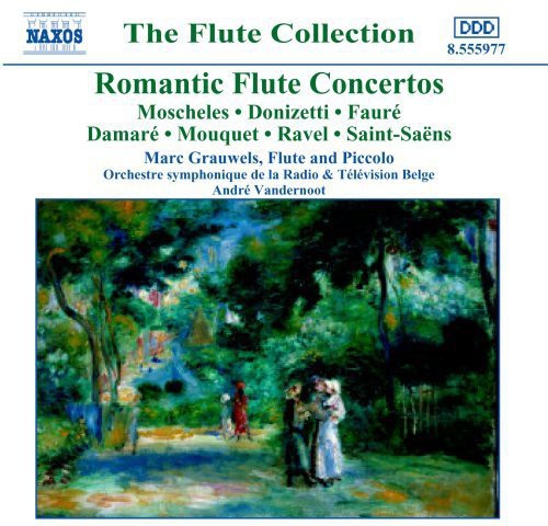 the album cover for Marc Grauwels - Romantic Flute Concertos