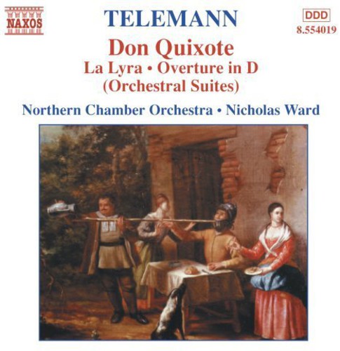 the album cover for Nicholas Ward - Don Quixote Suite / Overture D minor / Suite E FLT