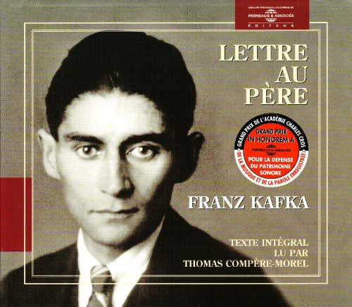 the album cover for Thomas Compere Morel - Lettre Au Pere: Kafka