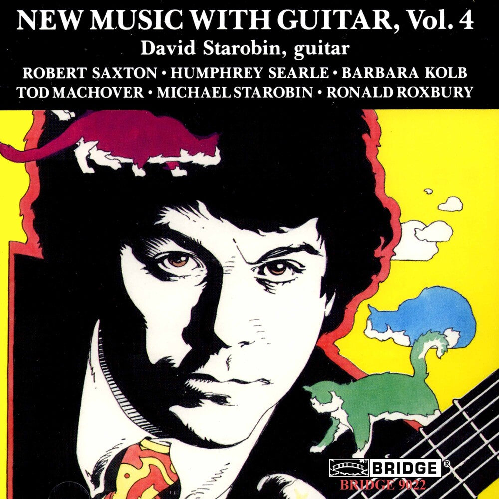 the album cover for DAVID STAROBIN - New Music with Guitar 4