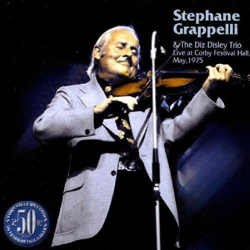 the album cover for Stéphane Grappelli - Live at Corby Festival Hall May 1975