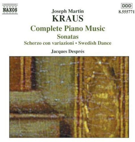 the album cover for J.M. KRAUS - Complete Piano Music