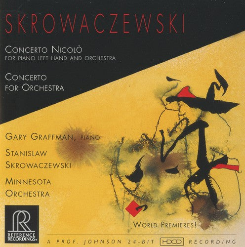 the album cover for Skrowaczewski / Graffman / Minnesota Orchestra - Concerto Nicolo / Concerto For Orchestra