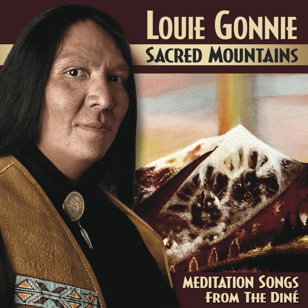 the album cover for Louie Gonnie - Sacred Mountains