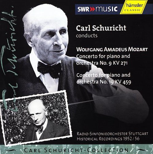 the album cover for W.A. Mozart - Piano Concertos 9 & 19