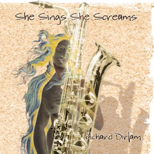 the album cover for She Sings She Screams: Dirlam - She Sings She Screams