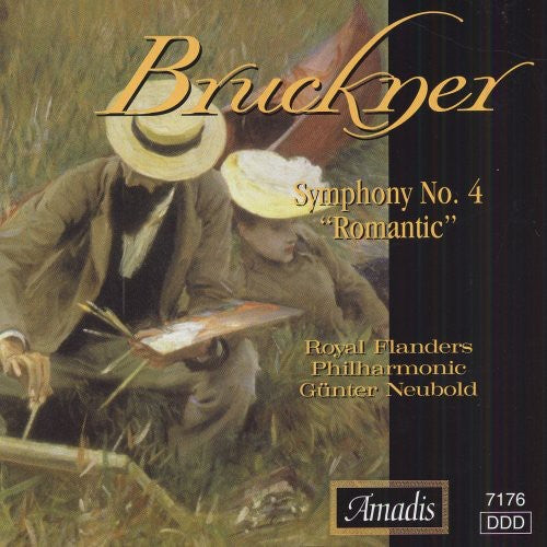 the album cover for R. Liebermann - Symphony 4: Romantic