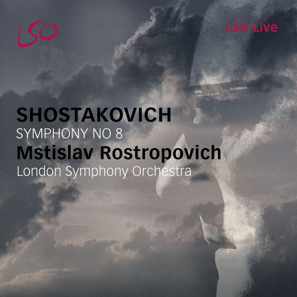 the album cover for Shostakovich / Rostropovich / Lso - Symphony 8