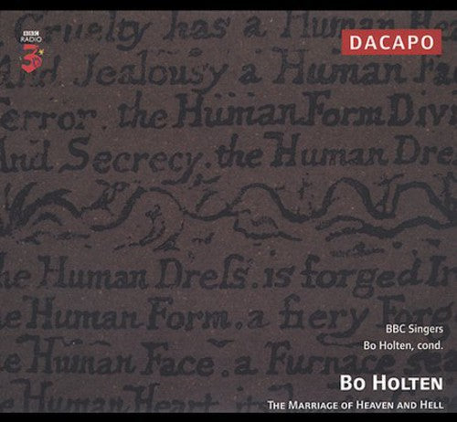 the album cover for Bo Holten - Marriage of Heaven & Hell